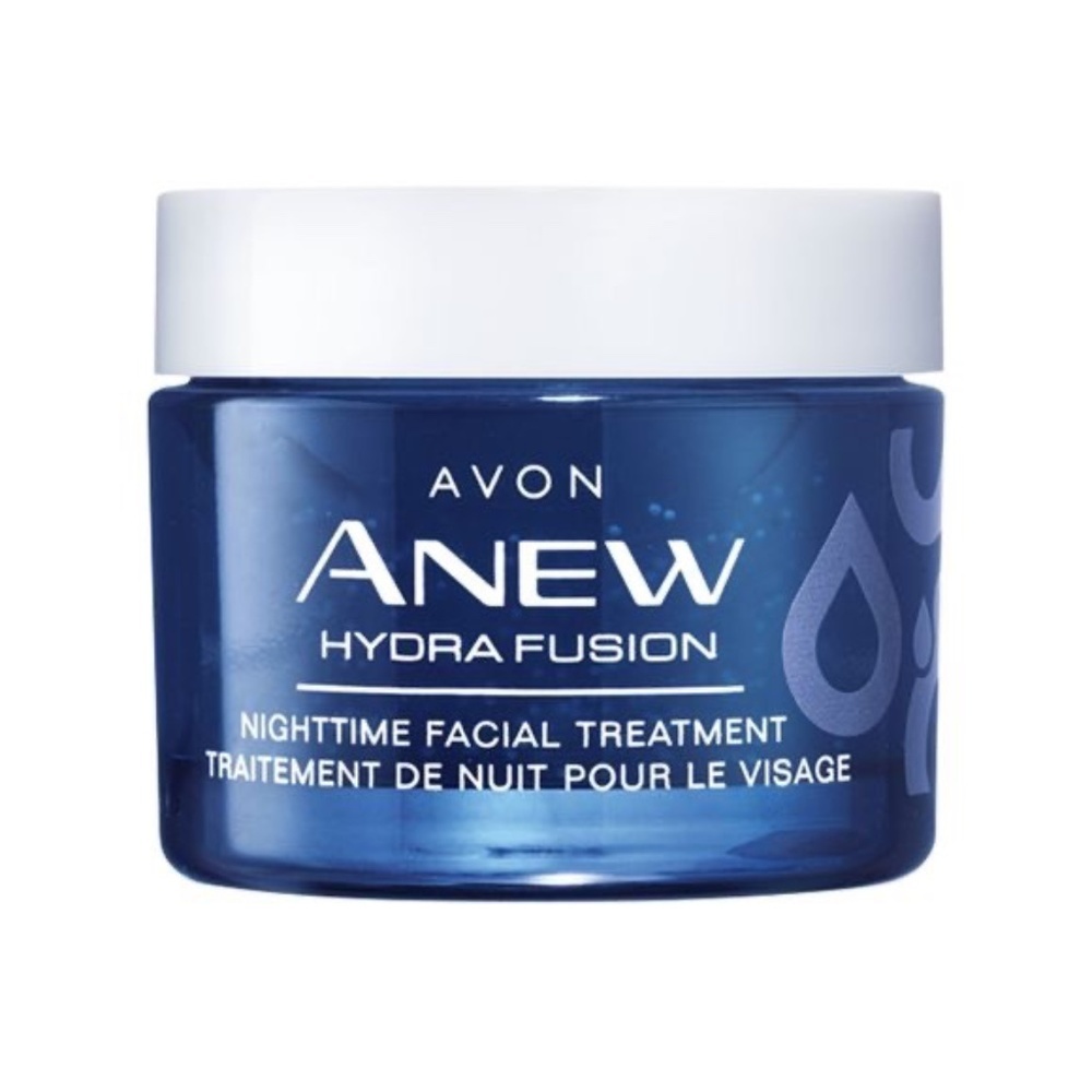*AVON* Anew Hydra Fusion Night-Time Facial Moisturizer Size 1.7 oz.